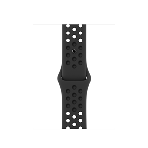 Сменный ремешок Apple Watch 41mm Anthracite/Black Nike Sport Band - Regular ML833ZM/A