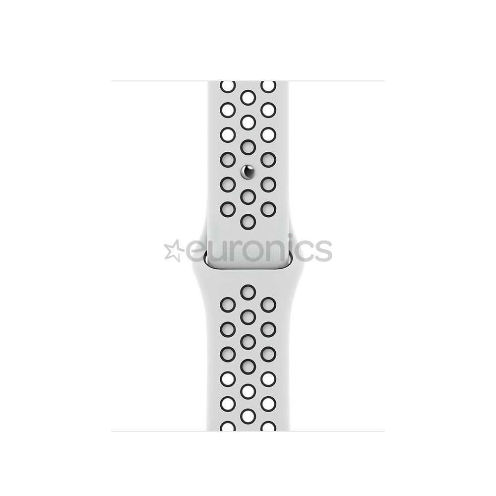 Vahetusrihm Apple Watch 41mm Pure Platinum/Black Nike Sport Band - Regular