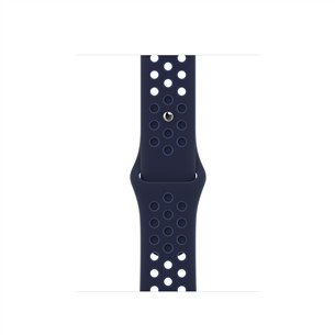 Vahetusrihm Apple Watch 41mm Midnight Navy/Mystic Navy Nike Sport Band - Regular ML863ZM/A