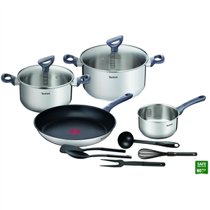 Tefal Daily Cook, inox/black - Cookware 11 pc-set