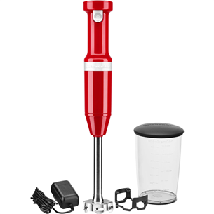 KitchenAid, red - Cordless hand blender