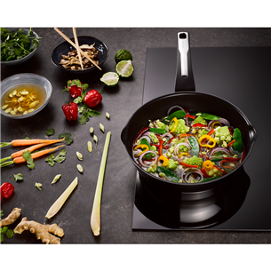 Tefal Emotion, diameter 26 cm, inox/black - Wok frypan