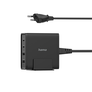 Laadimisjaam 4x USB Hama (65 W)