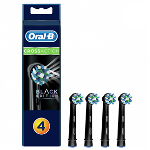 Braun Oral-B Cross Action, 4 шт., черный - Насадки для зубной щетки EB50-4BLACK