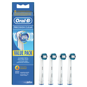 Braun Oral-B Precision Clean, 4 pcs, white - Spare brushes