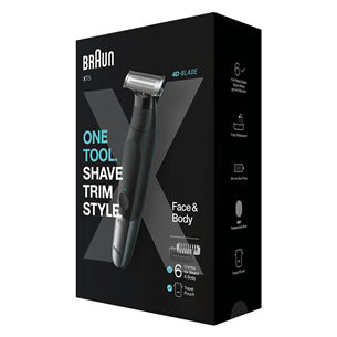 Braun Series X, black/grey - Trimmer/shaver