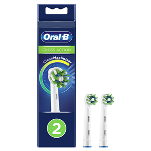 Braun Oral-B Cross Action, 2 шт., белый - Насадки для электрической зубной щетки