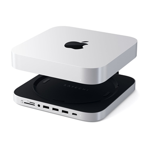 USB Jagaja ja SSD karp Satechi Mac Mini