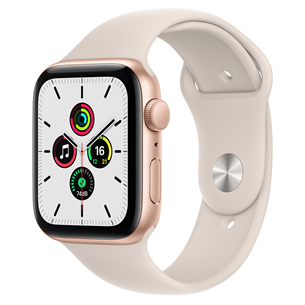 Apple Watch SE GPS, 44mm Gold/Starlight, Regular - Smartwatch, MKQ53EL/A |  Euronics