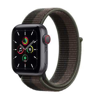 Apple Watch SE GPS + Cellular, 40 мм Space Grey/Grey - Смарт-часы MKR33EL/A