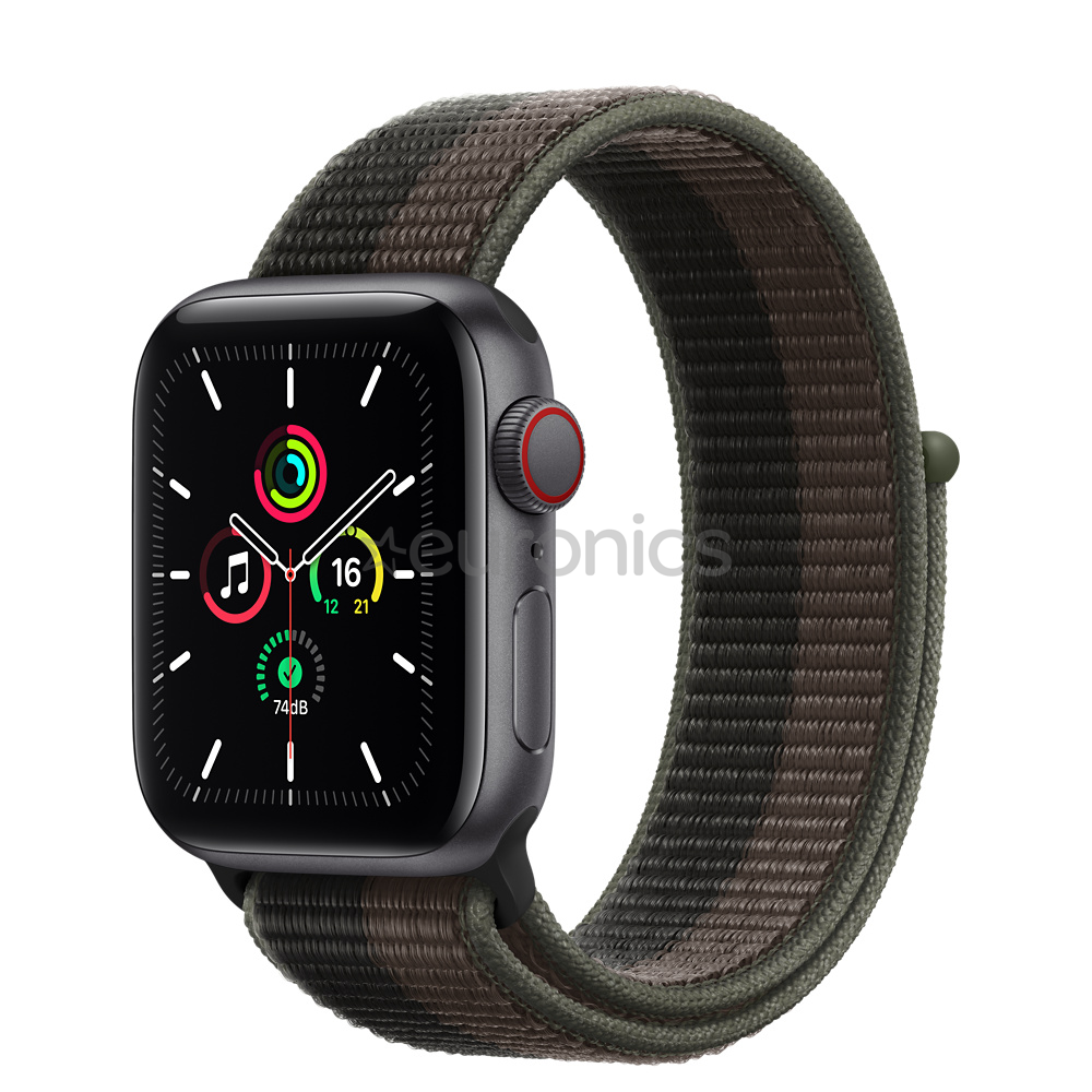 Apple Watch SE GPS + Cellular, 40 mm Space Grey/Grey - Smartwatch