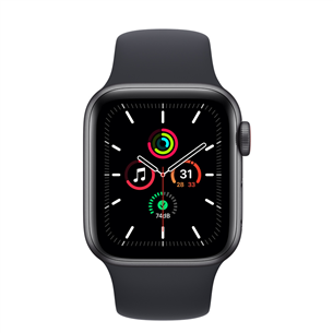 Apple Watch SE GPS + Cellular, 40mm Space Grey/Midnight, Regular - Nutikell