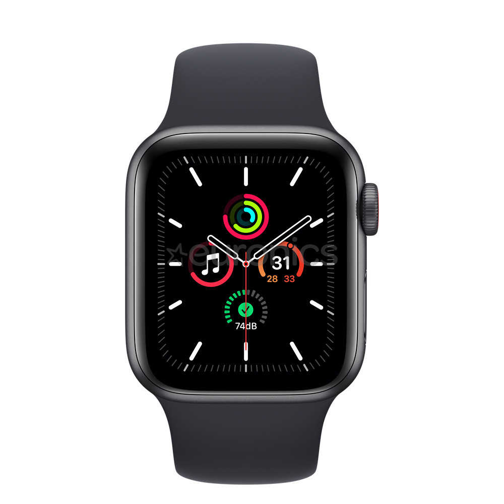 Apple Watch SE GPS + Cellular, 40mm Space Grey/Midnight, Regular - Nutikell