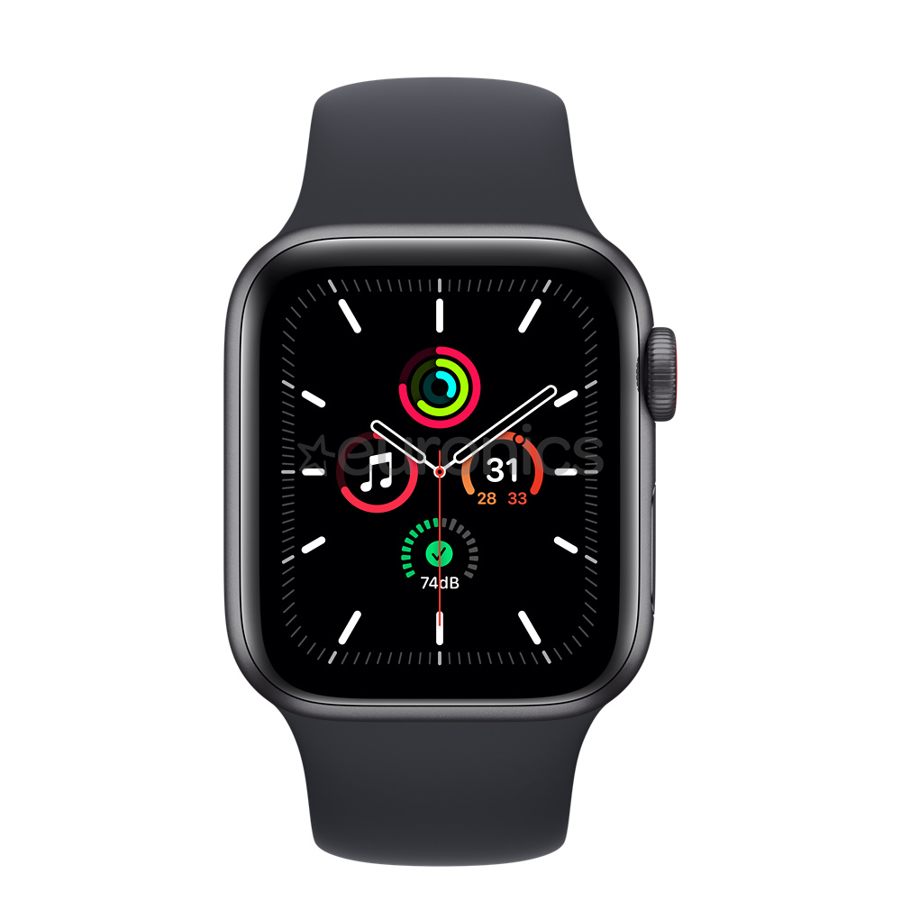 Apple Watch SE GPS + Cellular, 40mm Space Grey/Midnight, Regular - Nutikell