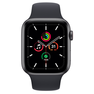 Apple Watch SE GPS + Cellular, 44mm Space Grey/Midnight, Regular - Nutikell