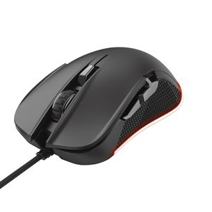 Trust Optical mouse GXT 922 YBAR, black - Wired Optical Mouse