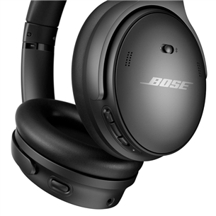 Bose QC 45, черный - Накладные беспроводные наушники