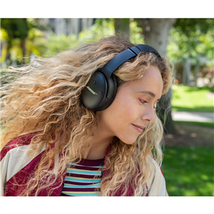 Bose QC 45, черный - Накладные беспроводные наушники