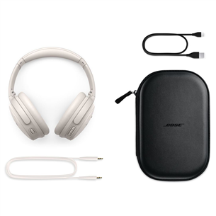 Bose QC 45, бежевый - Накладные беспроводные наушники