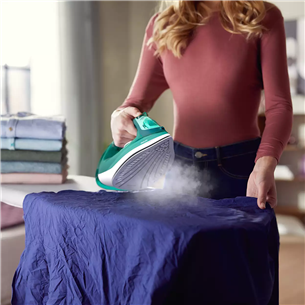 Philips 3000, 2400 W, white/green - Steam iron