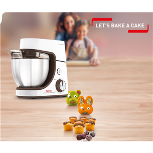 Tefal Masterchef Gourmet Baking With Kids, 4.6 L, 1100 W, white - Kitchen machine