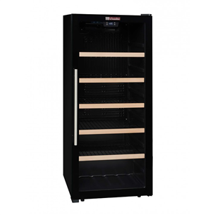 La Sommeliere, 121 bottles, height 128 cm, black - Wine Cooler