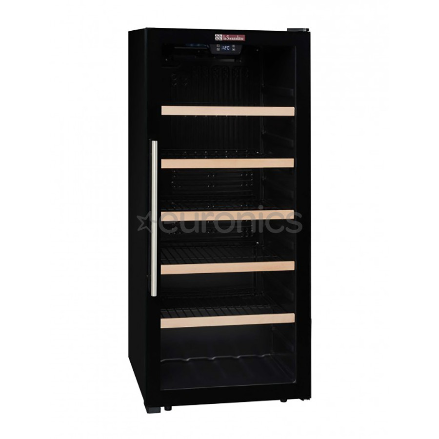 La Sommeliere, 121 pudelit, kõrgus 128 cm, must - Veinikülmik