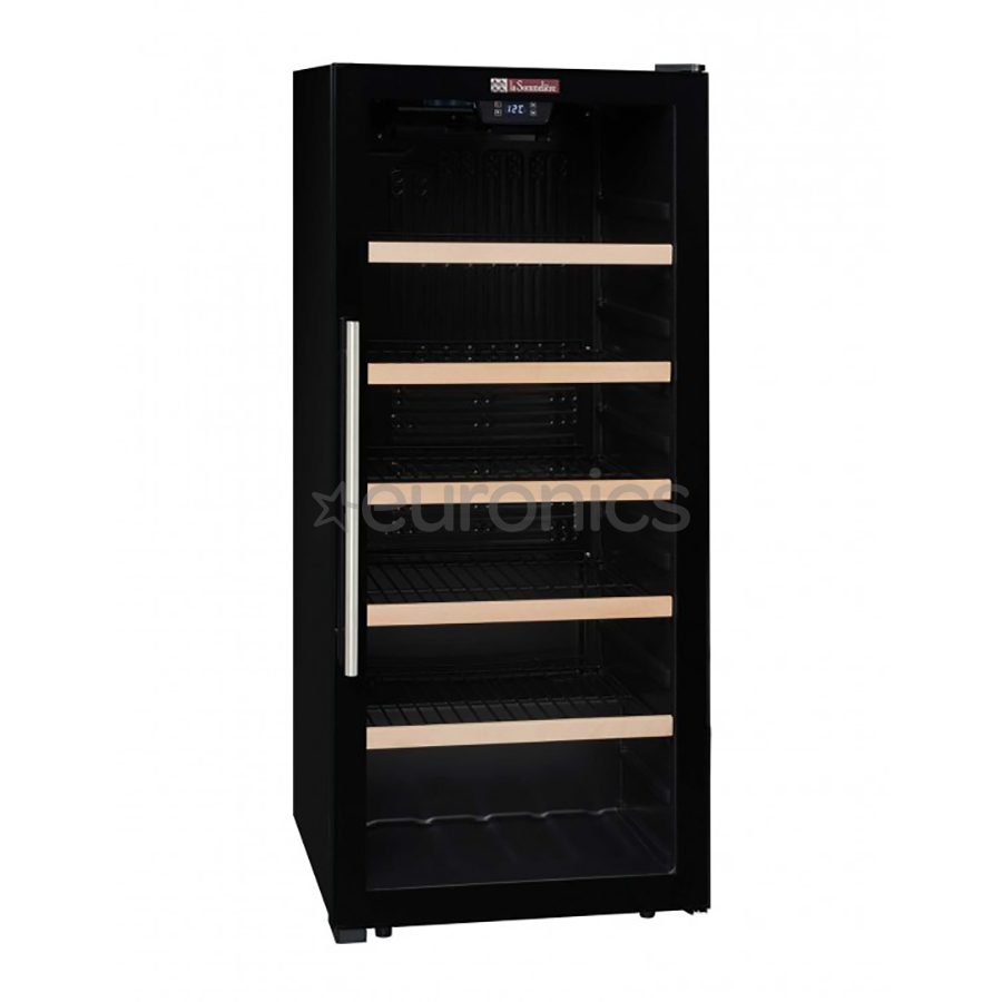 La Sommeliere, 121 pudelit, kõrgus 128 cm, must - Veinikülmik
