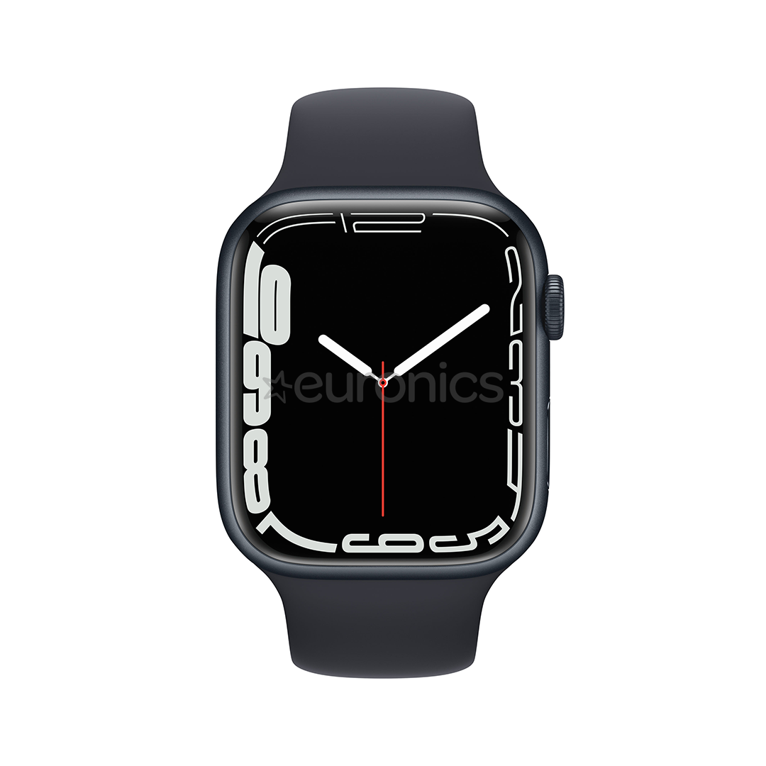 Apple Watch Series 7 GPS, 45 мм, Midnight, Regular - Смарт-часы