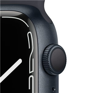 Apple Watch Series 7 GPS, 45мм Midnight, Regular - Смарт-часы