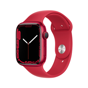 Apple Watch Series 7 GPS, 45mm (PRODUCT)RED, Regular - Nutikell MKN93EL/A