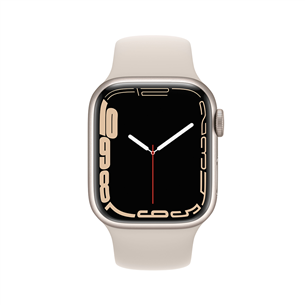 Apple Watch Series 7 GPS + Cellular, 41 мм, Starlight, Regular - Смарт-часы