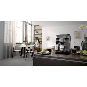 DeLonghi Magnifica EVO, черный/титановый - Кофемашина