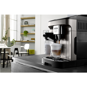 DeLonghi Magnifica EVO, must/titaan - Espressomasin