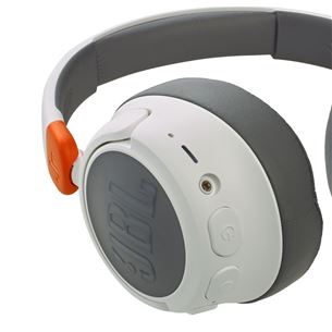 JBL JR 460, белый/серый - Полноразмерные беспроводные наушники