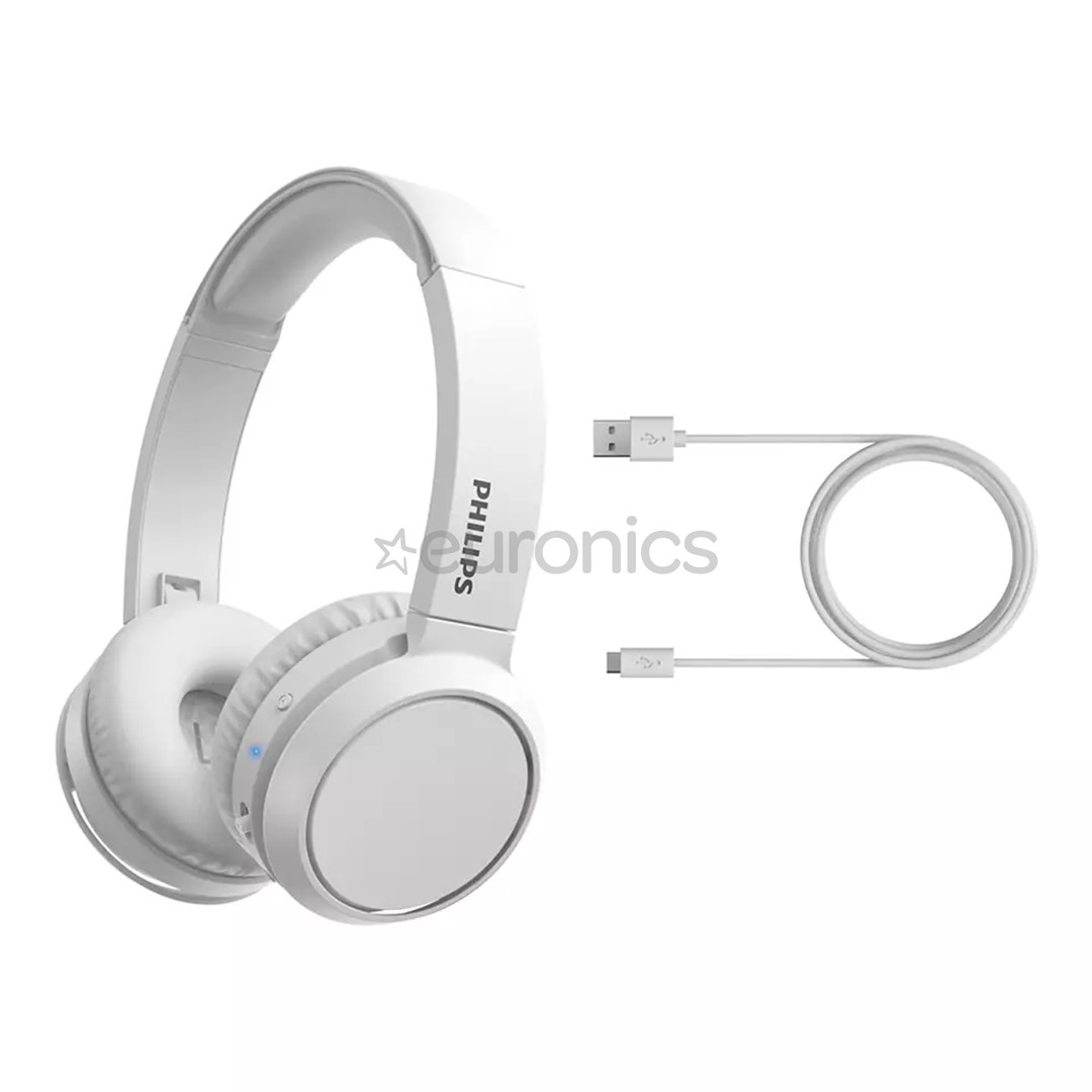 Philips TAH-4205, valge - Kõrvapealsed juhtmevabad kõrvaklapid