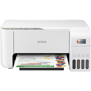 Epson EcoTank L3256, WiFi, valge - Multifunktsionaalne värvi-tindiprinter