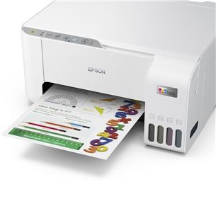 Epson EcoTank L3256, WiFi, valge - Multifunktsionaalne värvi-tindiprinter