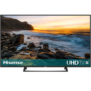 Hisense LCD 4K UHD, 43'', jalg keskel, must - Teler