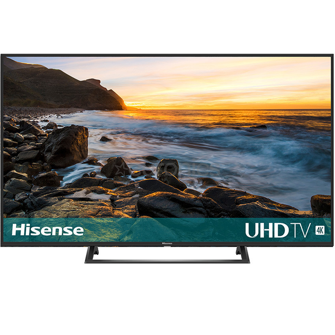 Hisense LCD 4K UHD, 43'', jalg keskel, must - Teler