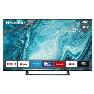 Hisense LCD 4K UHD, 50'', jalg keskel, must - Teler