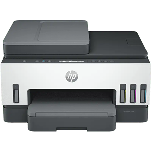 HP Smart Tank 750, BT, WiFi, LAN, dupleks, valge/hall - Multifunktsionaalne värvi-tindiprinter