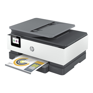 HP Officejet Pro 8022e All-in-One, BT, WiFi, LAN, valge/hall - Multifunktsionaalne värvi-tindiprinter