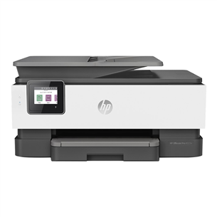 HP Officejet Pro 8022e All-in-One, BT, WiFi, LAN, valge/hall - Multifunktsionaalne värvi-tindiprinter