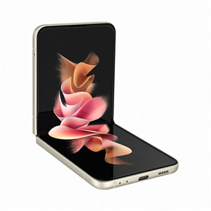 Samsung Galaxy Flip3 5G, 128 ГБ, бежевый - Смартфон