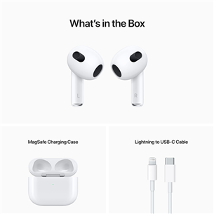 Apple AirPods 3 with MagSafe Charging Case - True-Wireless Earbuds