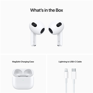 Apple AirPods 3 with MagSafe Charging Case - Täisjuhtmevabad kõrvaklapid