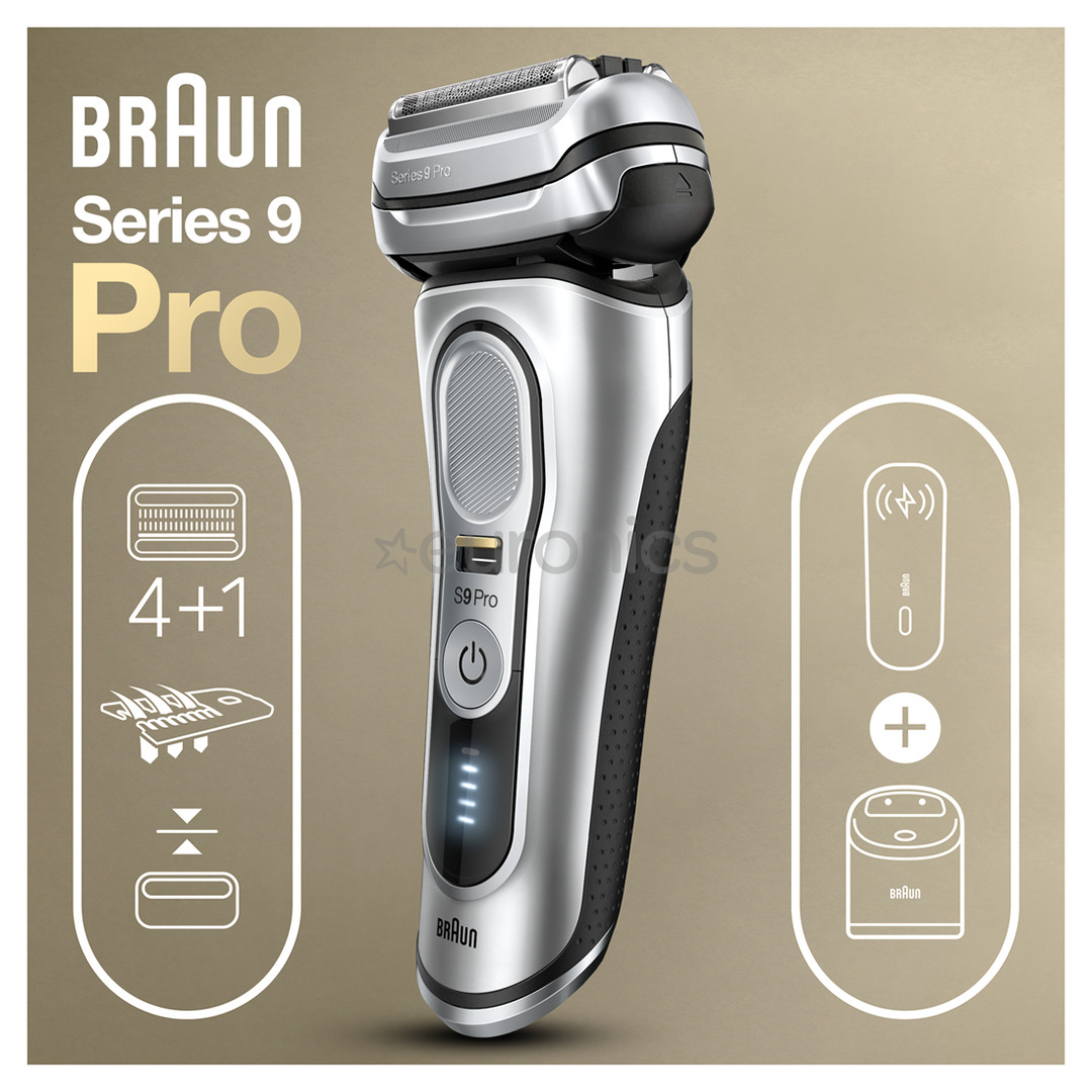 Braun Series 9 Pro Wet & Dry, black/silver - Shaver