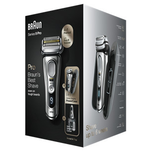 Braun Series 9 Pro Wet & Dry, black/silver - Shaver