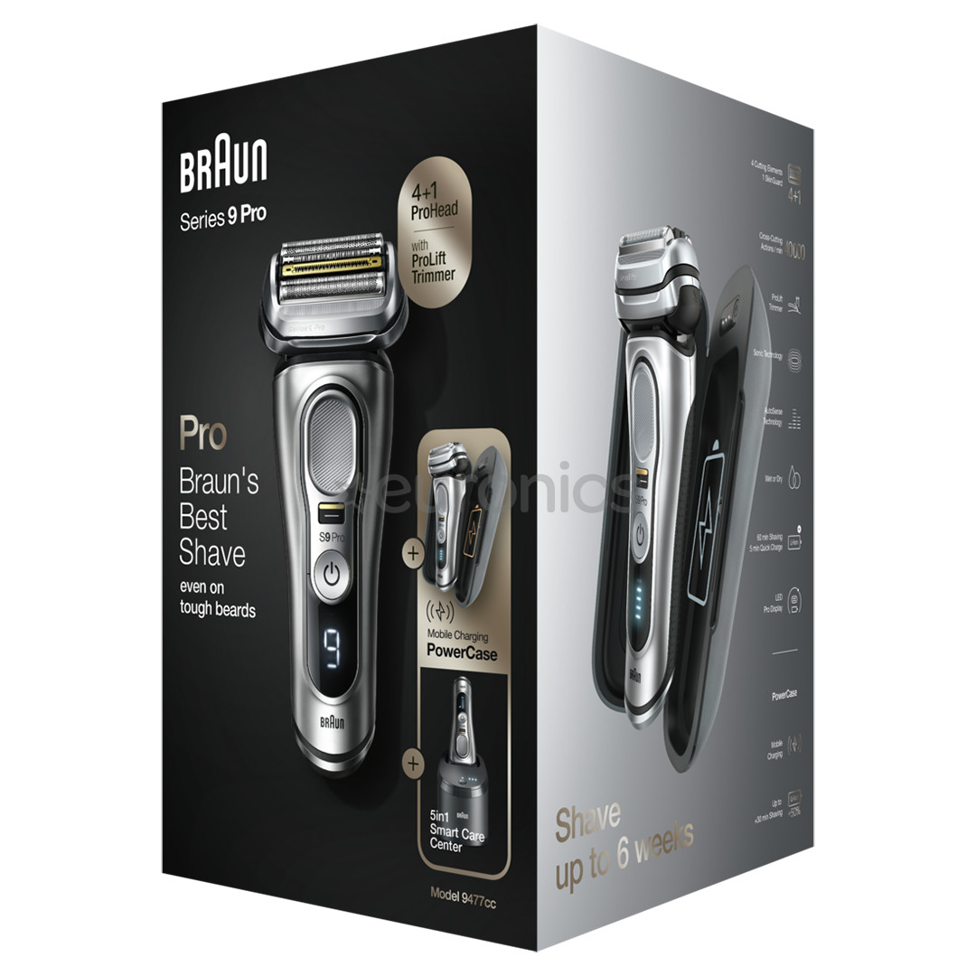 Braun Series 9 Pro Wet & Dry, black/silver - Shaver